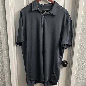 BYLT Men's Gray Polo Shirt
